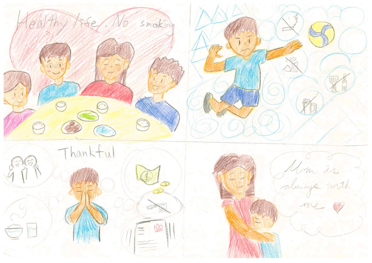 透過四格漫畫創作，培養學生建立健康、有意義的生活和樂觀、堅毅、積極的正面信念，抵擋不良行為。